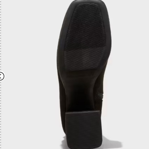 Women's Black Block Heel Boots - Picture 3 of 6